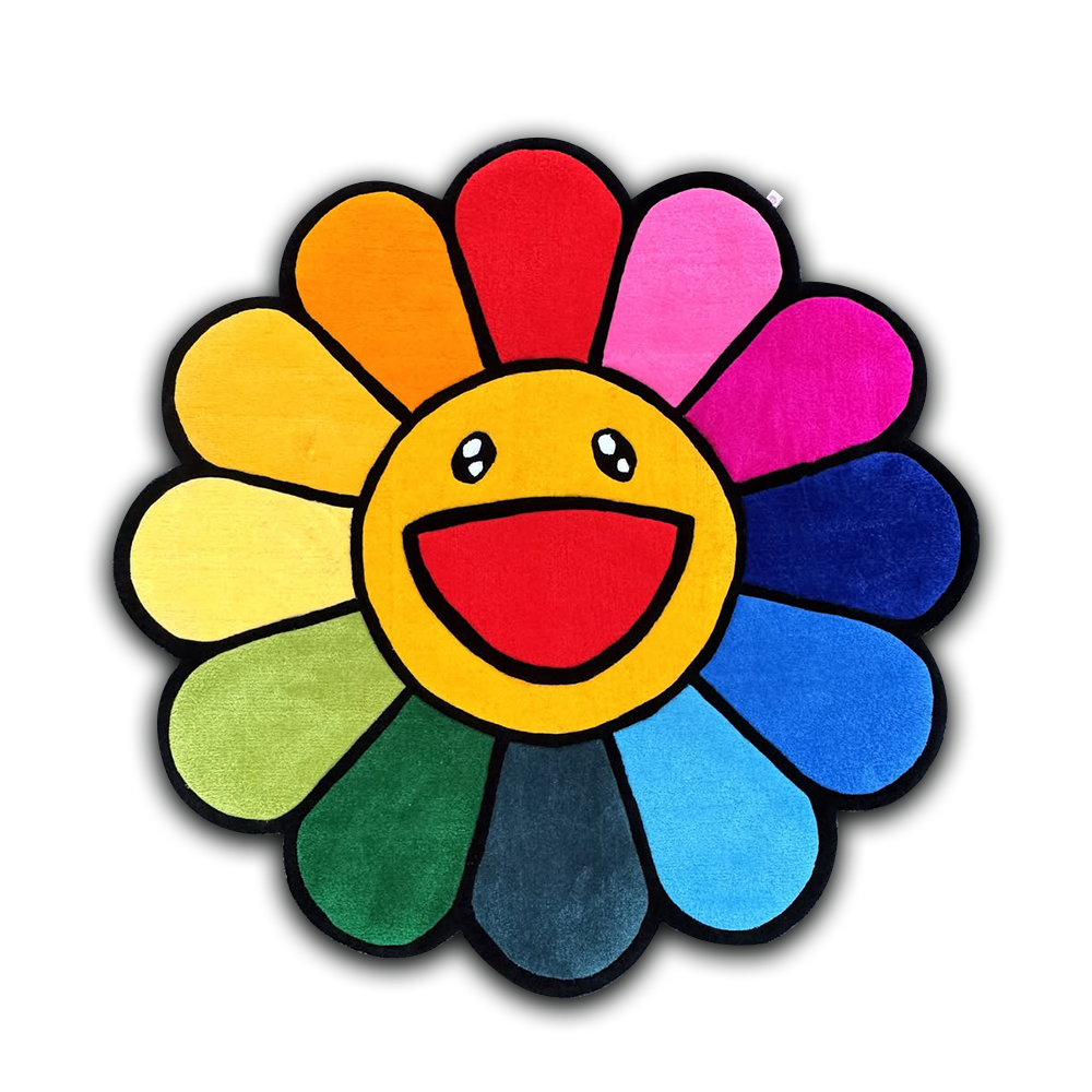 Murakami Flower Rug by DOMYRUGS