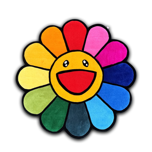 Murakami Flower Rug by DOMYRUGS