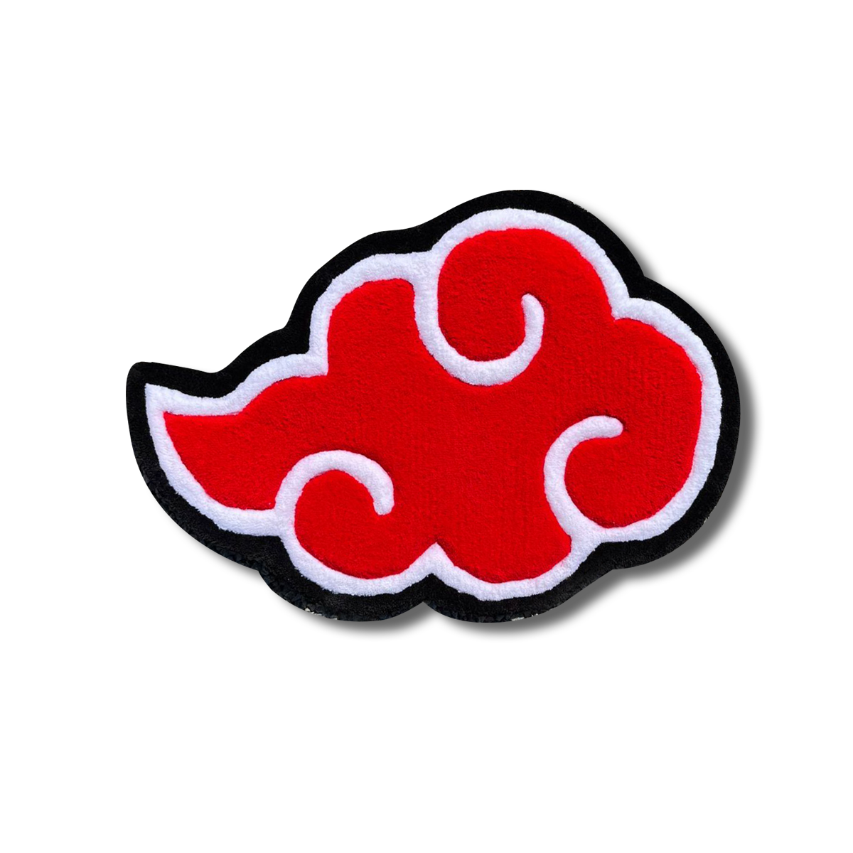Tapis Nuage Akatsuki contour noir by DOMYRUGS