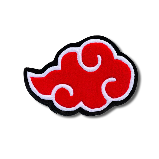 Akatsuki Cloud Rug Black Outline by DOMYRUGS