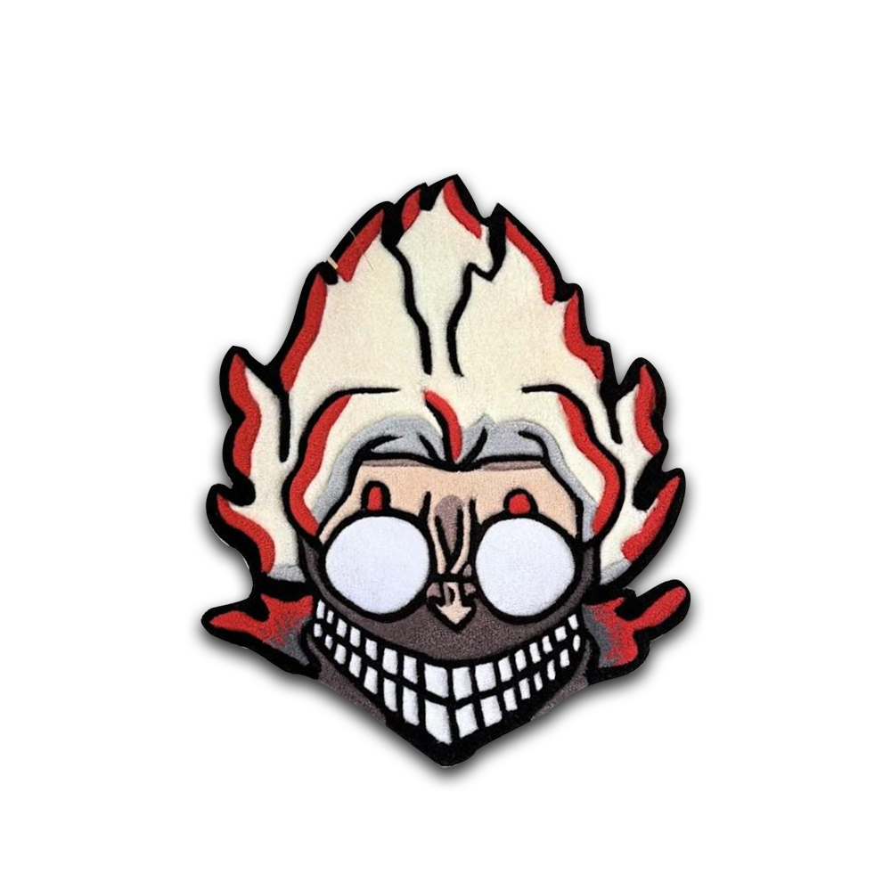 Blue Wavy Abstract Art Rug DOMYRUGS