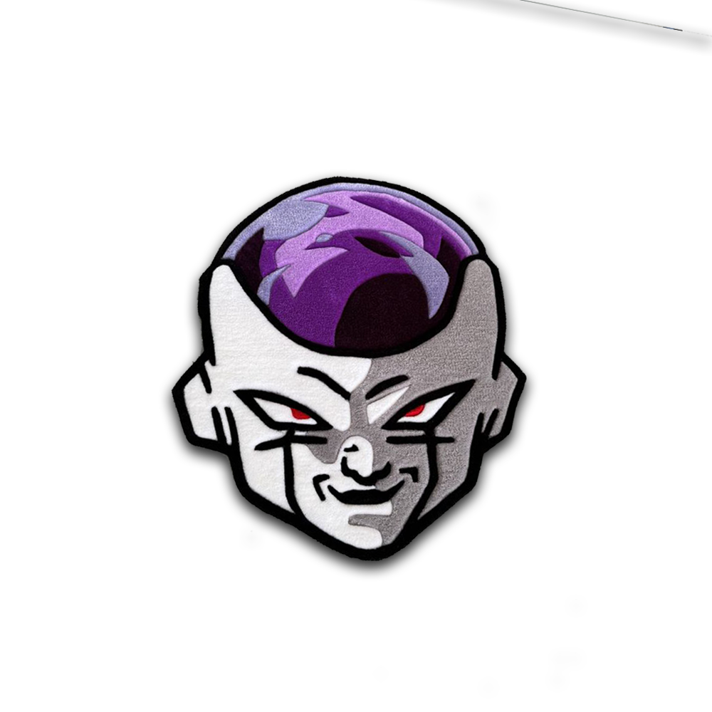 Blue Wavy Abstract Art Rug DOMYRUGS