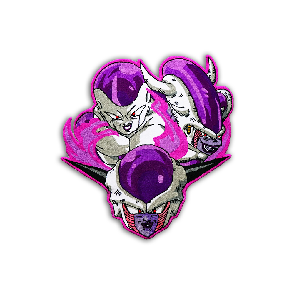 Blue Wavy Abstract Art Rug DOMYRUGS