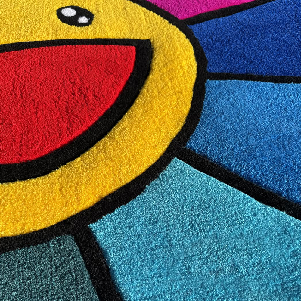 Murakami Flower Rug by DOMYRUGS