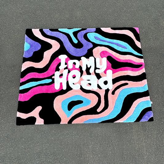 In My Head Rug by DOMYRUGS