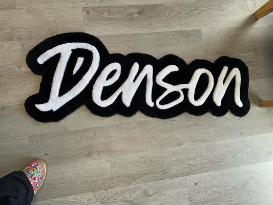 Personalizable Name Rug by DOMYRUGS