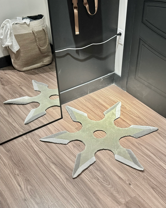Tapis Shuriken etoile by DOMYRUGS