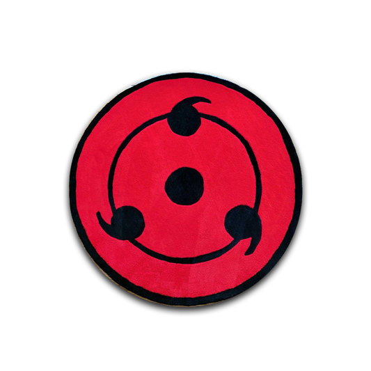 Blue Wavy Abstract Art Rug DOMYRUGS