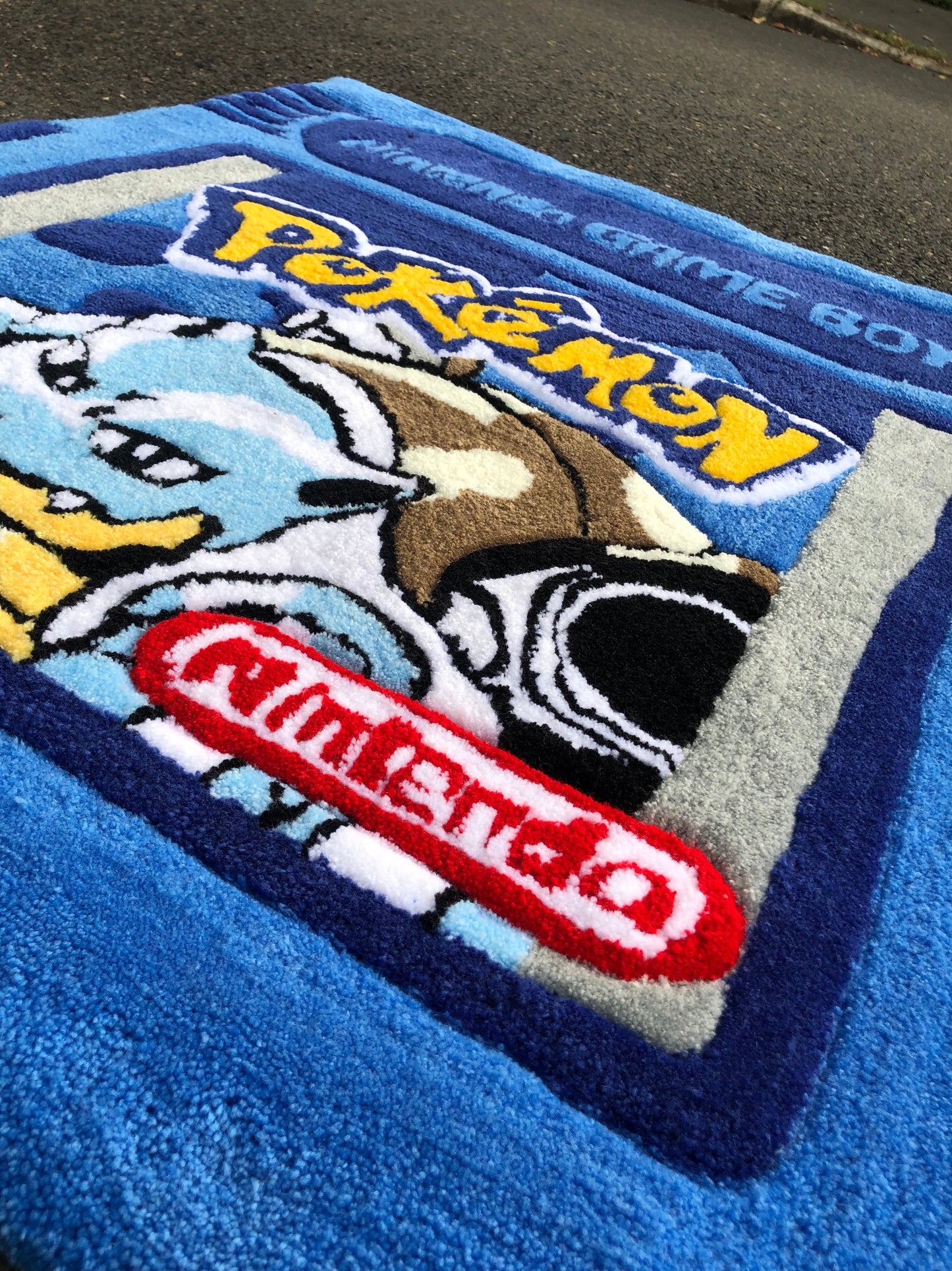 Blauer Pokemon-Teppich von DOMYRUGS