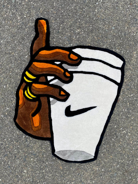 Nike Cup rug by DOMYRUGS