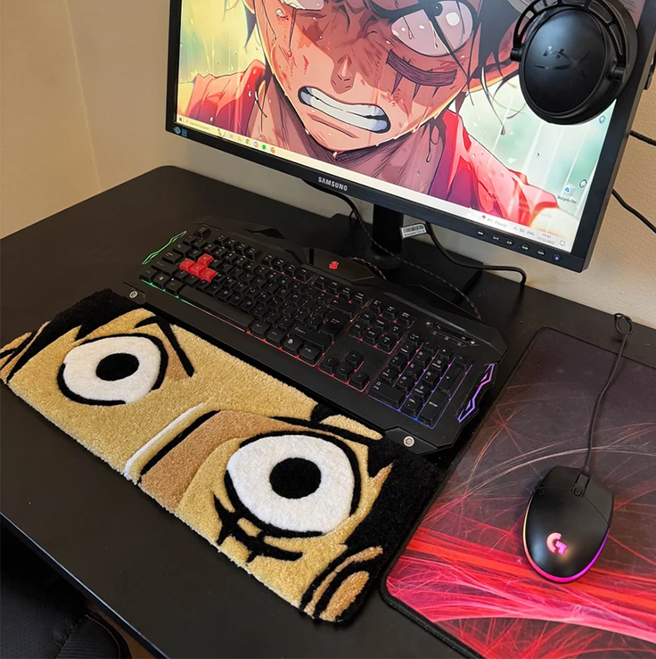 Tapis pour Clavier One piece Luffy by DOMYRUGS