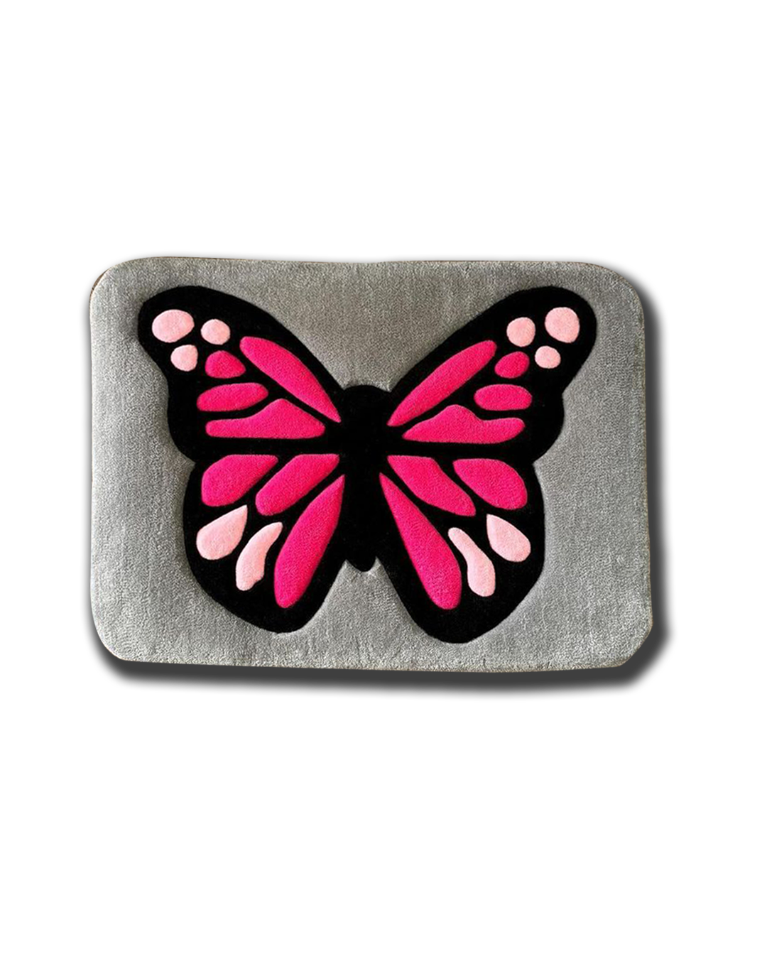 Pink Butterfly Rug by DOMYRUGS