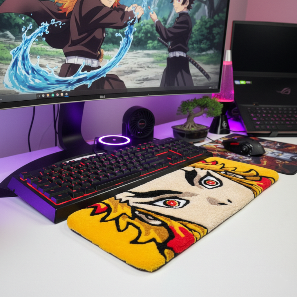 Tapis Clavier Demon Slayer Rengoku by DOMYRUGS