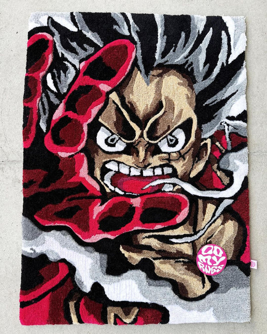 One Piece Luffy Gear 4 rug by DOMYRUGS