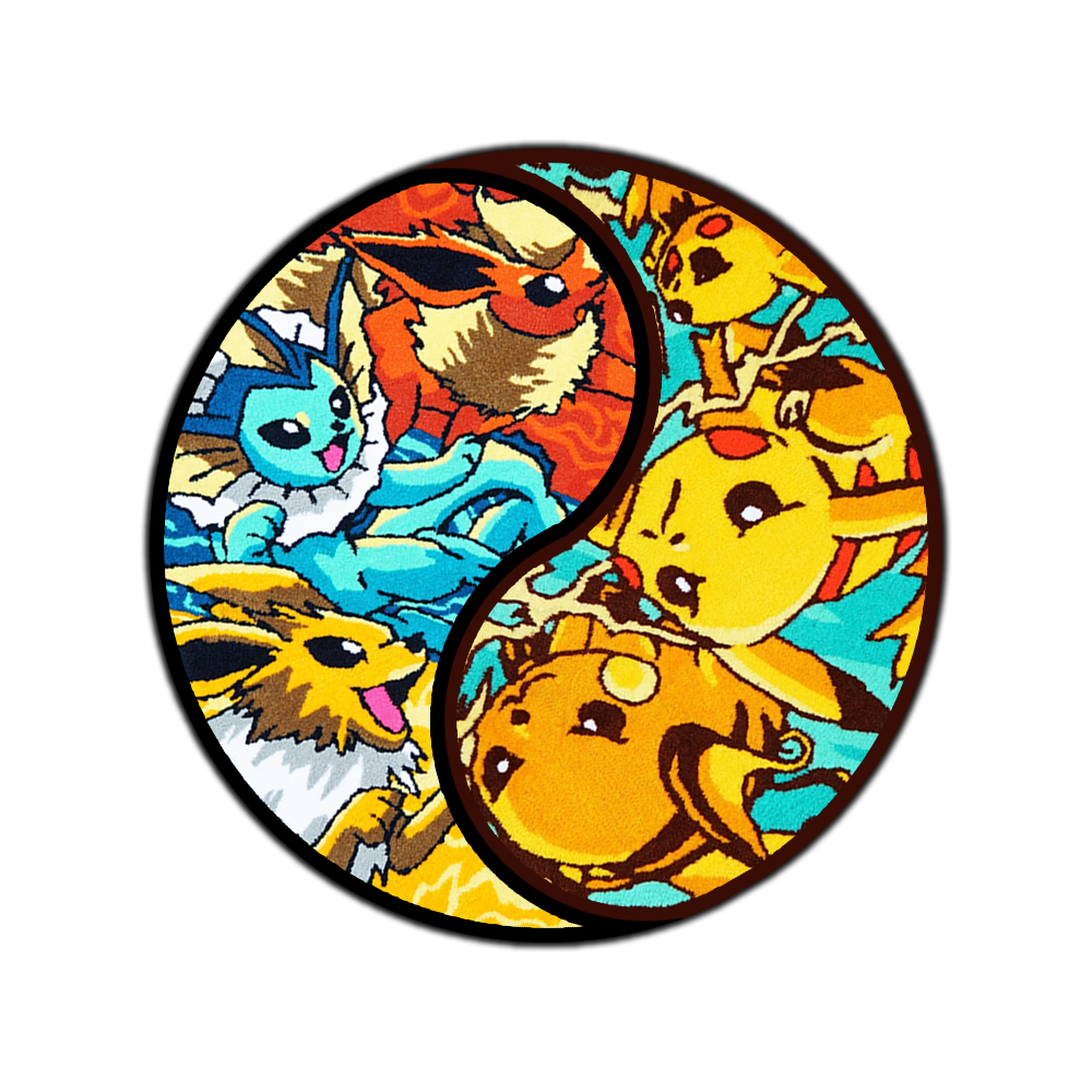 Blue Wavy Abstract Art Rug DOMYRUGS