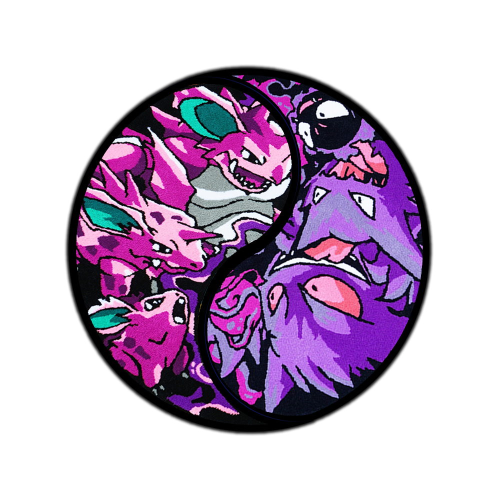 Blue Wavy Abstract Art Rug DOMYRUGS