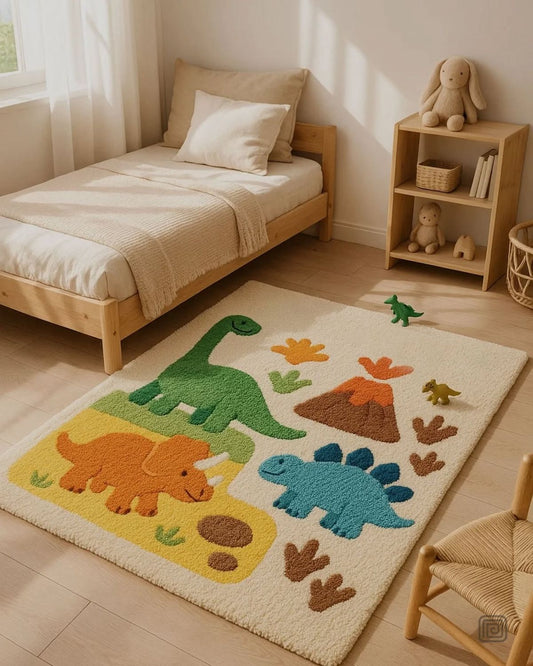 Dinosaurs rug by DOMYRUGS