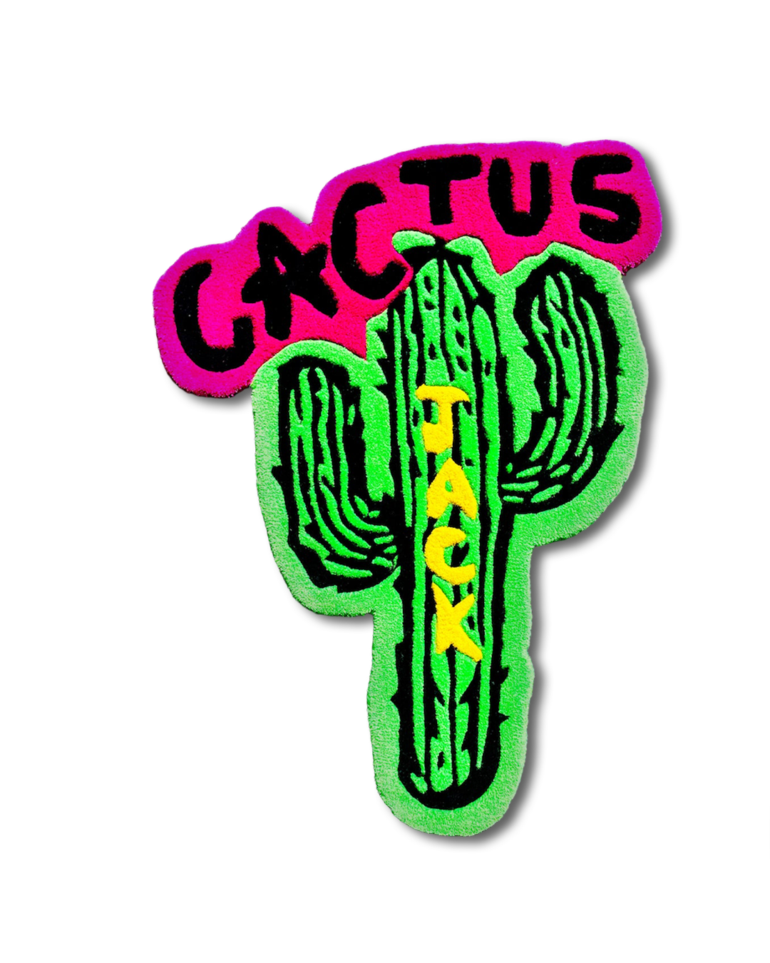 Green Cactus Jack rug by DOMYRUGS