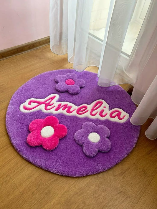 Personalizable Name Rug by DOMYRUGS