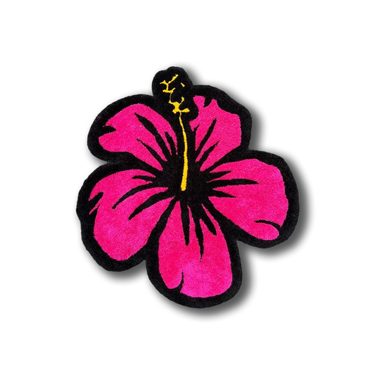 Hibiscus Pink Rug by DOMYRUGS