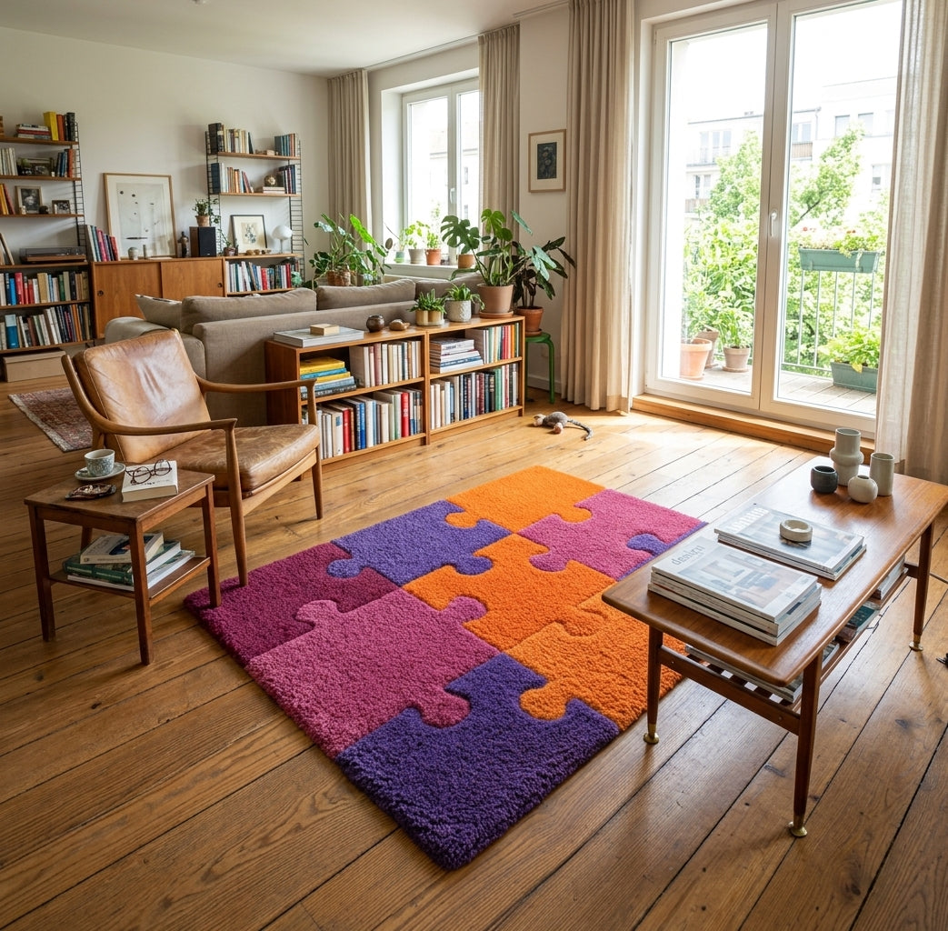 Tapis Puzzle 9 pièces by DOMYRUGS