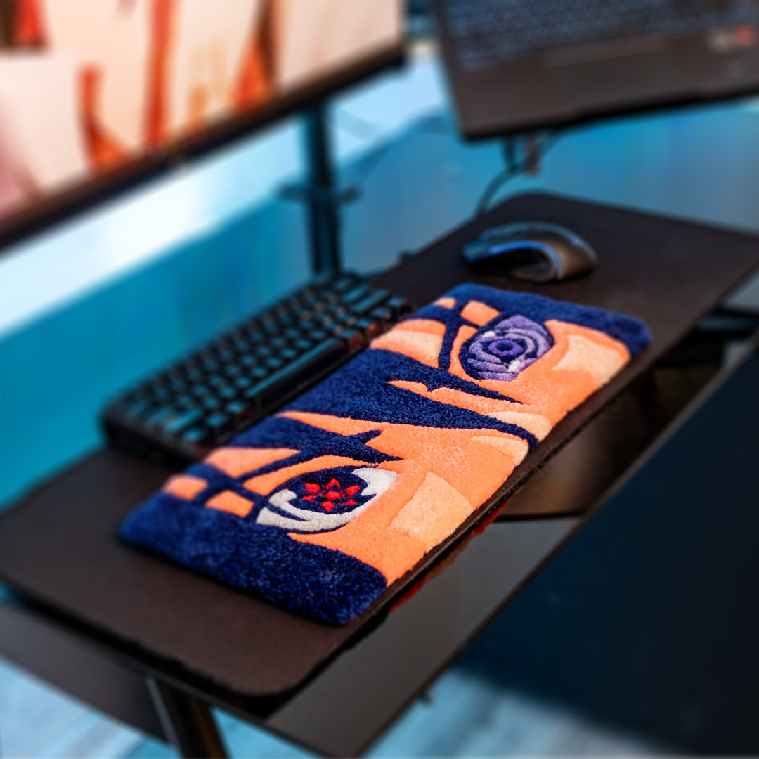 Sasuke Naruto Keyboard Mat by DOMYRUGS