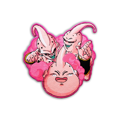 Blue Wavy Abstract Art Rug DOMYRUGS