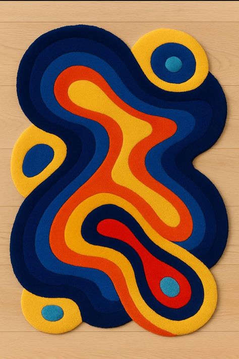 Tapis Ondulé Écho by DOMYRUGS