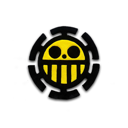 Blue Wavy Abstract Art Rug DOMYRUGS