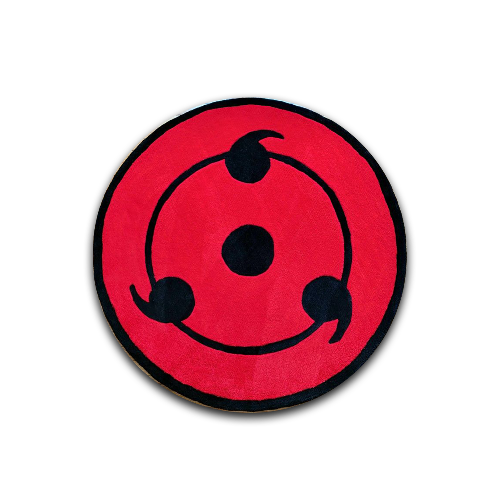 Blue Wavy Abstract Art Rug DOMYRUGS