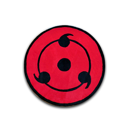 Blue Wavy Abstract Art Rug DOMYRUGS