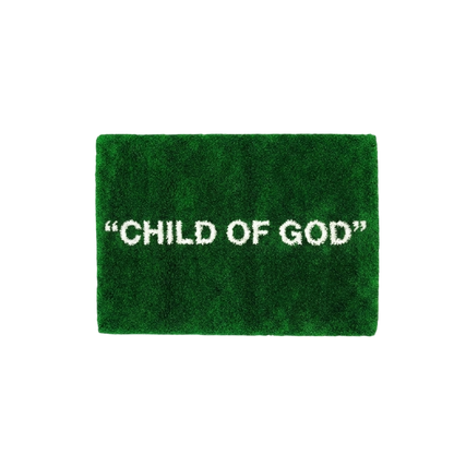 Tapis Child of god Pelouse (commande client) by DOMYRUGS