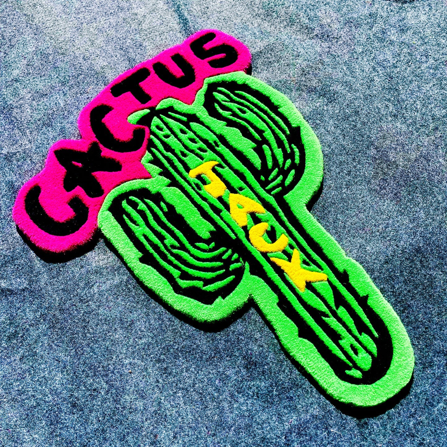 Tapis Cactus Jack vert by DOMYRUGS