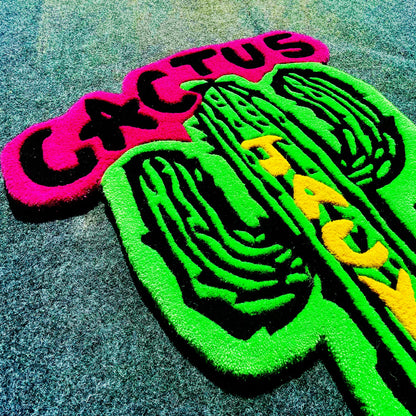 Tapis Cactus Jack vert by DOMYRUGS