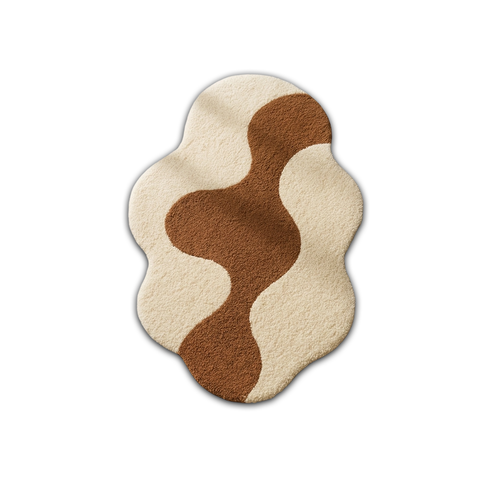 Tapis Ondulé Mocca by DOMYRUGS