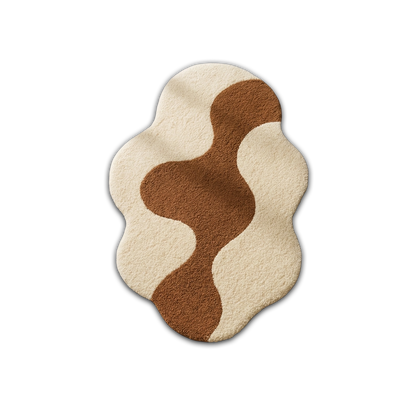 Tapis Ondulé Mocca by DOMYRUGS