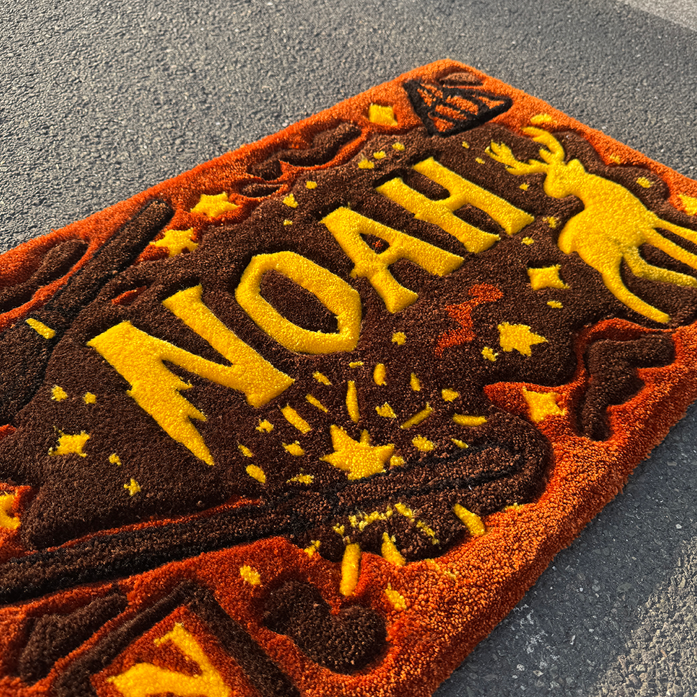 Tapis Prénom Theme Poudlard personnalisable by DOMYRUGS