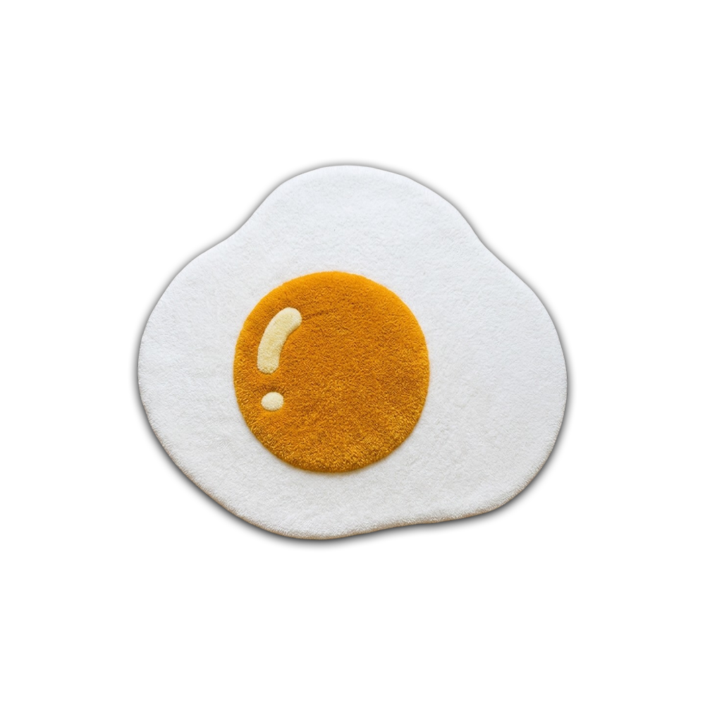 Tapis Oeuf au plat by DOMYRUGS