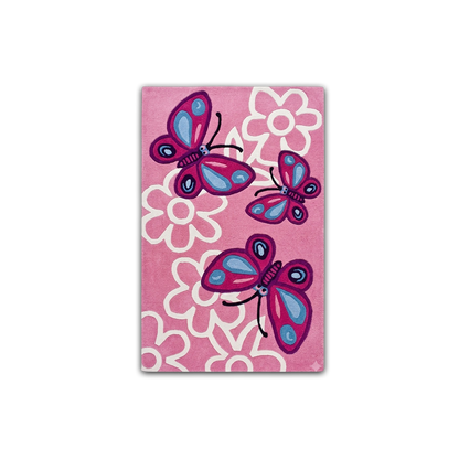 Tapis Pink Butterfly by DOMYRUGS