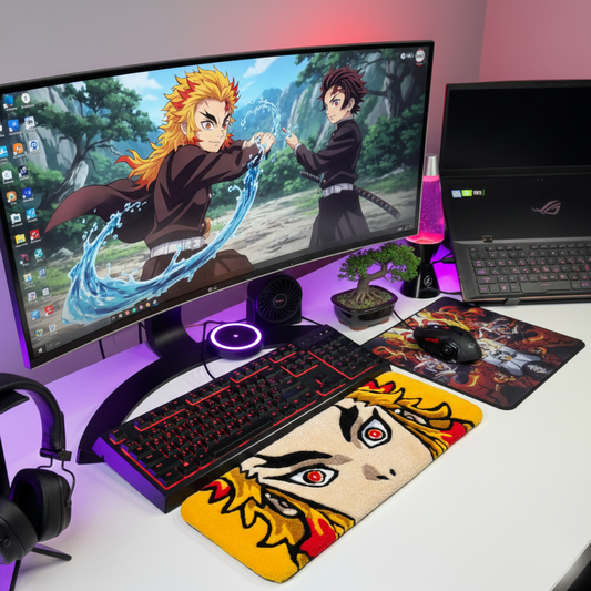 Tapis Clavier Demon Slayer Rengoku by DOMYRUGS