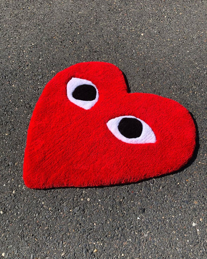 Tapis CDG Coeur by DOMYRUGS (Couleur personnalisable)