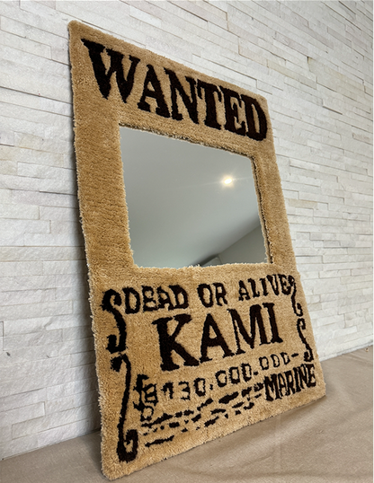 Tapis Poster One piece Wanted Miroir by DOMYRUGS