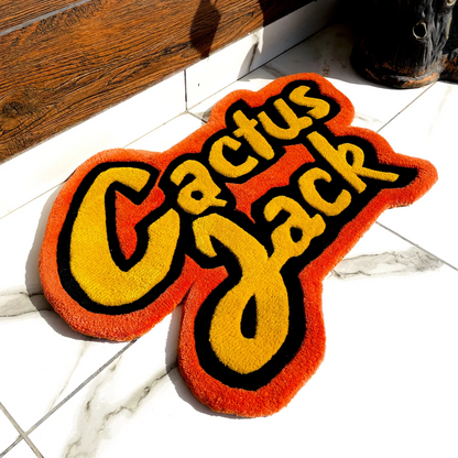 Tapis Cactus Jack orange by DOMYRUGS