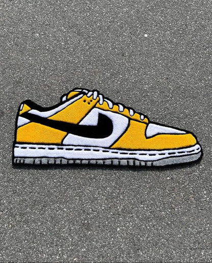 Tapis Tufté Nike Dunk Jaune